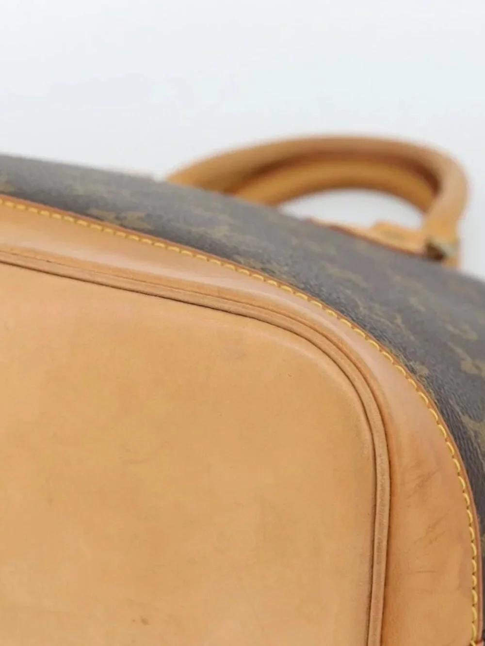 LOUIS VUITTON Monogram Alma Hand Bag M51130 LV Auth 187069V